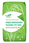 OKAZJA MĄKA ORKISZOWA RAZOWA TYP 2000 BIO 500 g - BIO PLANET
