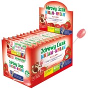 OKAZJA LIZAK O SMAKU TRUSKAWKOWYM Z WITAMINĄ D I C BEZGLUTENOWY 6 g - MNIAM MNIAM STARPHARMA