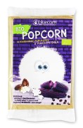 OKAZJA POPCORN Z NIEBIESKIEJ KUKURYDZY Z SHEA I SOLĄ DO PRZYGOTOWANIA W MIKROFALÓWCE BEZGLUTENOWY BIO 100 g - BLUECORN 