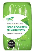 OKAZJA MĄKA Z PŁASKURKI PEŁNOZIARNISTA BIO 500 g - BIO PLANET