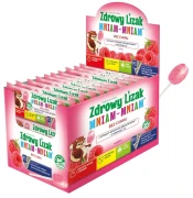 OKAZJA LIZAK O SMAKU MALINOWYM Z WITAMINĄ D I C BEZGLUTENOWY 6 g - MNIAM MNIAM STARPHARMA