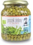 OKAZJA GROSZEK ZIELONY W ZALEWIE BIO 350 g (230 g) (SŁOIK) - BIO PLANET