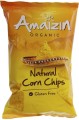 CHIPSY KUKURYDZIANE SOLONE BEZGLUTENOWE BIO 150 g - AMAIZIN