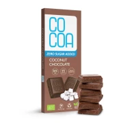 OKAZJA CZEKOLADA KOKOSOWA BEZ DODATKU CUKRU BIO 40 g - COCOA 