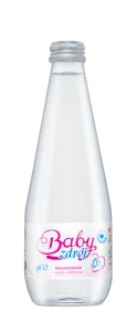 WODA ŹRÓDLANA NIEGAZOWANA 330 ml (SZKŁO) - AQUA EAST (BABY ZDRÓJ)