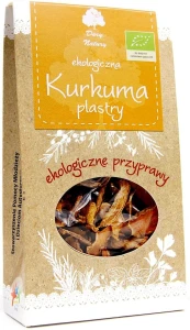 KURKUMA PLASTRY SUSZONE BIO 30 g - DARY NATURY