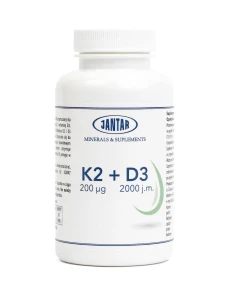 WITAMINA K2 + D3 90 KAPSUŁEK - JANTAR