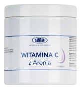 WITAMINA C Z ARONIĄ W PROSZKU (1000 mg) 500 g - JANTAR