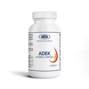 WITAMINA ADEK 90 KAPSUŁEK (300 mcg + 50 mcg + 10 mg + 50 mcg) - JANTAR