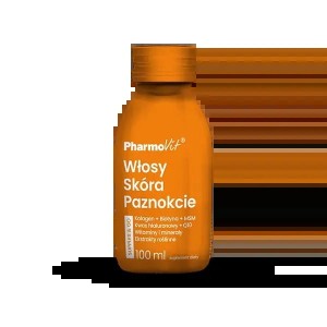 SHOT KOLAGEN NA WŁOSY, SKÓRĘ, PAZNOKCIE BEZGLUTENOWY 100 ml - PHARMOVIT (SUPPLES & GO)