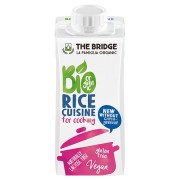 OKAZJA KREM RYŻOWY DO GOTOWANIA BEZ DODATKU CUKRÓW BEZGLUTENOWY BIO 200 ml - THE BRIDGE