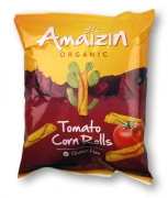 CHIPSY TORTILLA KUKURYDZIANE POMIDOROWE BEZGLUTENOWE BIO 100 g - AMAIZIN 