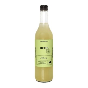 OCET JABŁKOWY 4 % NIEFILTROWANY  BIO 500 ml - DELIKATNA