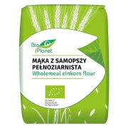 OKAZJA MĄKA Z SAMOPSZY PEŁNOZIARNISTA BIO 1 kg - BIO PLANET