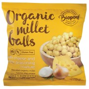 OKAZJA CHRUPKI JAGLANE SEROWO - CEBULOWE BEZGLUTENOWE BIO 75 g - BIOPONT