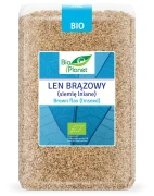 OKAZJA LEN BRĄZOWY (SIEMIĘ LNIANE) BIO 2 kg - BIO PLANET