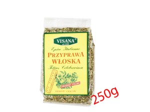 Przyprawa Włoska - bez glutaminianu sodu 250g - VISANA