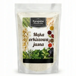 Mąka Orkiszowa Jasna POLSKA 100% ORKISZ 1kG Swojska Piwniczka