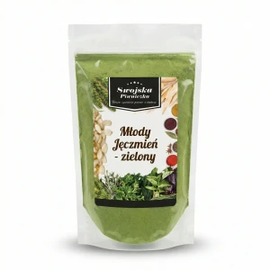 MŁODY JĘCZMIEŃ Zielony PROSZEK POLSKI 500g Swojska Piwniczka