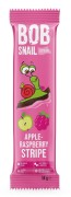 OKAZJA PRZEKĄSKA STRIPE JABŁKO - MALINA BEZ DODATKU CUKRÓW BEZGLUTENOWA 14 g - BOB SNAIL