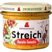PASTA SŁONECZNIKOWA Z RUKOLĄ I POMIDORAMI BEZGLUTENOWA BIO 180 g - ZWERGENWIESE