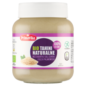 TAHINI (PASTA SEZAMOWA) BEZGLUTENOWE BIO 350 g - PRIMAVIKA