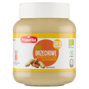 KREM Z ORZESZKÓW ZIEMNYCH PRAŻONYCH 100 % BEZGLUTENOWY BIO 360 g - PRIMAVIKA