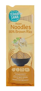MAKARON (RYŻOWY RAZOWY) NOODLE SPAGHETTI BEZGLUTENOWY BIO 250 g - TERRASANA
