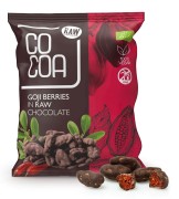 JAGODY GOJI W CZEKOLADZIE SUROWEJ BIO 70 g - COCOA