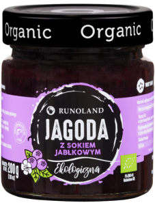 SŁODKA PRZEKĄSKA JAGODA BIO 200 g - RUNOLAND