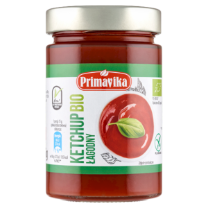 KETCHUP ŁAGODNY BEZGLUTENOWY BIO 315 g - PRIMAVIKA