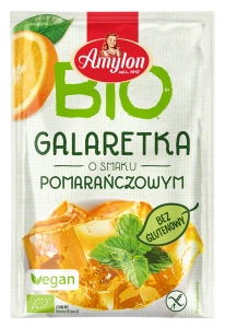 GALARETKA Z AGAREM O SMAKU POMARAŃCZOWYM BEZGLUTENOWA BIO 40 g - AMYLON