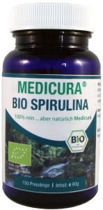 SPIRULINA BIO (400 mg) 150 TABLETEK - MEDICURA