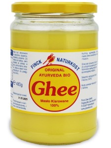 MASŁO KLAROWANE GHEE BIO 480 g (527 ml) - FINCK AYURVEDA