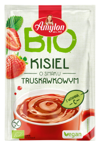 KISIEL INSTANT O SMAKU TRUSKAWKOWYM BEZGLUTENOWY BIO 30 g - AMYLON