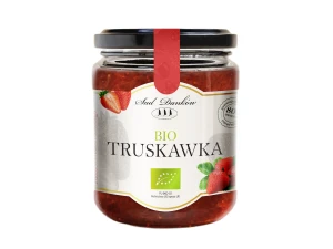 TRUSKAWKA 80 % Z CUKREM TRZCINOWYM BIO 270 g - SAD DANKÓW