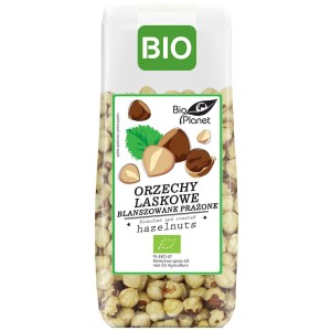 ORZECHY LASKOWE BLANSZOWANE PRAŻONE BIO 350 g - BIO PLANET
