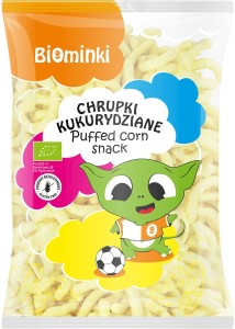 CHRUPKI KUKURYDZIANE BEZGLUTENOWE BIO 150 g - BIOMINKI