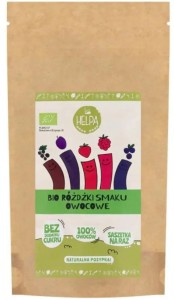 RÓŻDŻKI SMAKU OWOCOWE (LIOFILIZOWANE OWOCE) BIO (10 x 2 g) 20 g - HELPA