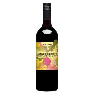 ZAKWAS Z BURAKÓW Z SELEREM, IMBIREM I CYTRYNĄ  BIO 750 ml - DELIKATNA