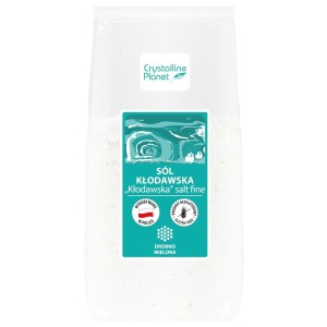 SÓL KŁODAWSKA DROBNO MIELONA BEZGLUTENOWA 600 g - CRYSTALLINE PLANET