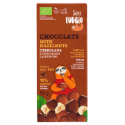CZEKOLADA Z ORZECHAMI LASKOWYMI BEZGLUTENOWA BIO 50 g - ME GUSTO (SUPER FUDGIO)