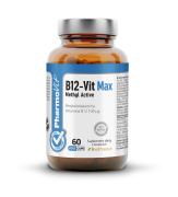 WITAMINA B12 (100 µg) BEZGLUTENOWA 60 KAPSUŁEK - PHARMOVIT (CLEAN LABEL)