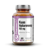 KWAS HIALURONOWY (150 mg) BEZGLUTENOWY 60 KAPSUŁEK - PHARMOVIT (CLEAN LABEL)