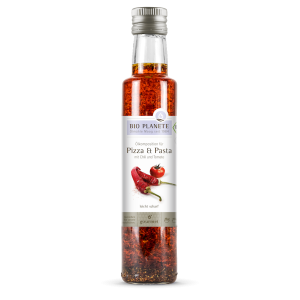 OLEJ DO PIZZY I MAKARONU Z OLIWĄ, POMIDORAMI I CHILI BIO 250 ml - BIO PLANETE