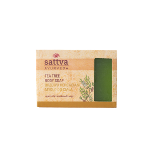 MYDŁO W KOSTCE DO CIAŁA DRZEWO HERBACIANE 125 g - SATTVA (AYURVEDA)