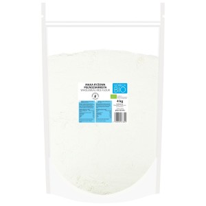 MĄKA RYŻOWA PEŁNOZIARNISTA BEZGLUTENOWA BIO 4 kg - HORECA (BIO PLANET)