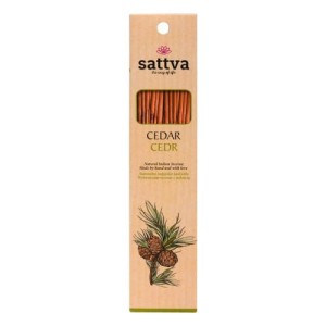 KADZIDEŁKA INDYJSKIE CEDR (15 szt.) 30 g - SATTVA (WELLNESS)