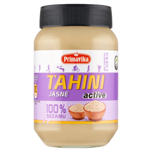 TAHINI JASNE ACTIVE (PASTA SEZAMOWA) BEZGLUTENOWE 460 g - PRIMAVIKA