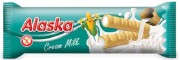 RURKI KUKURYDZIANE Z KREMEM MLECZNYM BEZGLUTENOWE 18 g - ALASKA